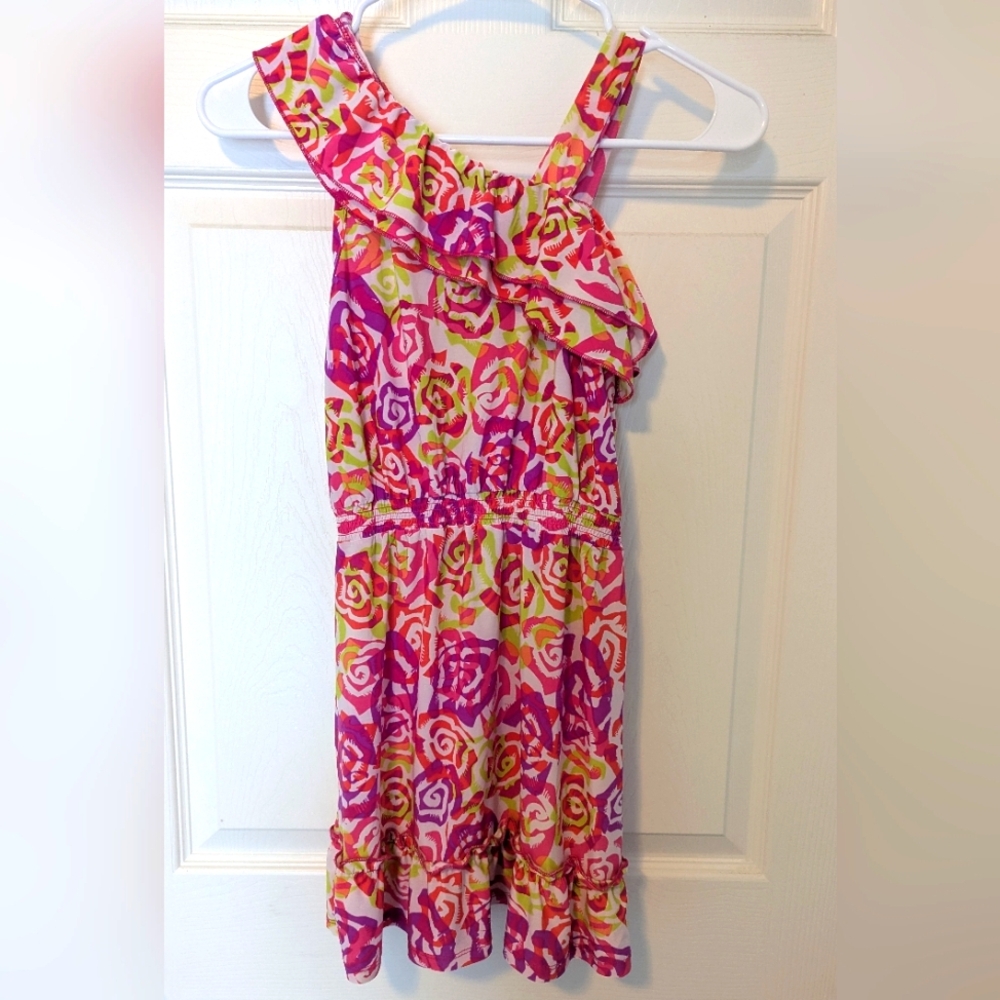 Pink  Floral Dress